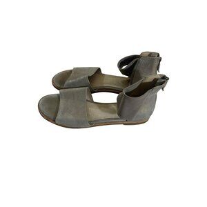 Eileen Fisher Women's Metallic Open Toe Casual Flats - 8.5